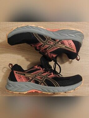 ASICS Gel-Venture 9 Women’s Size 11 Black Summer Dune Trail Shoes